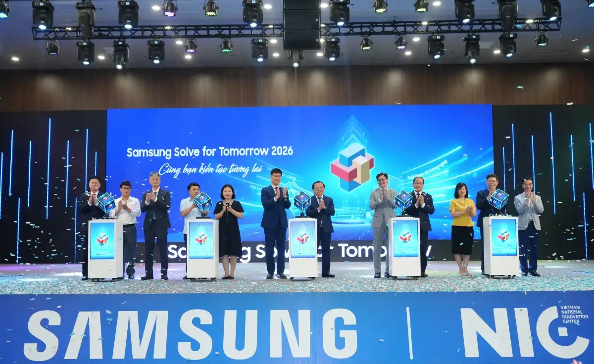 Samsung Việt Nam phối hợp NIC khởi động Samsung Solve for Tomorrow 2026